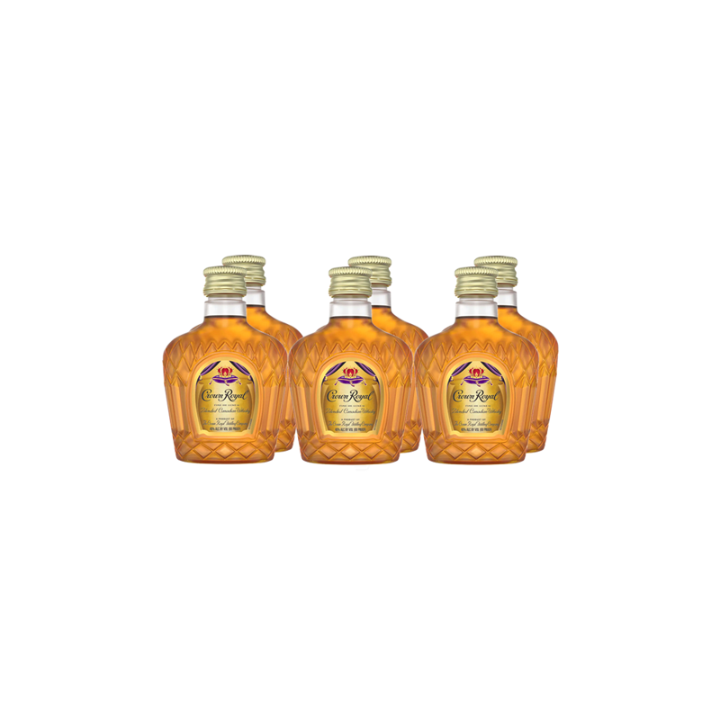 Crown Royal Canadian Whisky 6-pack 50mL