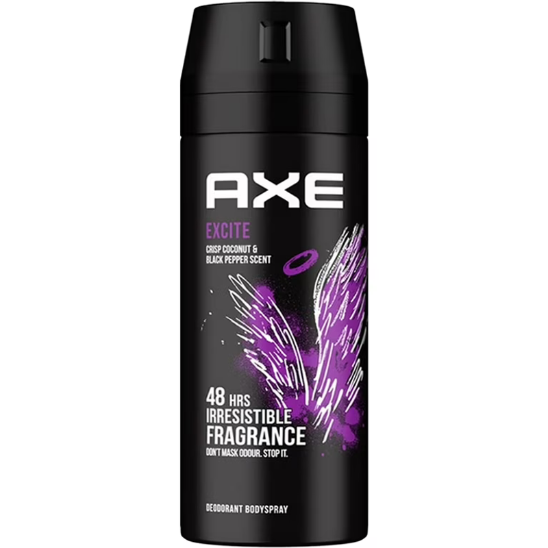 AXE Excite Body Spray Deodorant 150mL