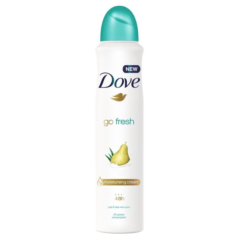 Dove Go Fresh Pear & Aloe Vera Antiperspirant Deodorant Spray 150mL