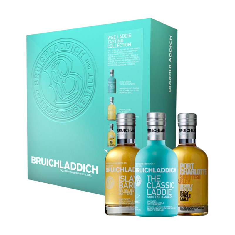 Bruichladdich Single Malt Scotch Whisky 3-Pack 600mL