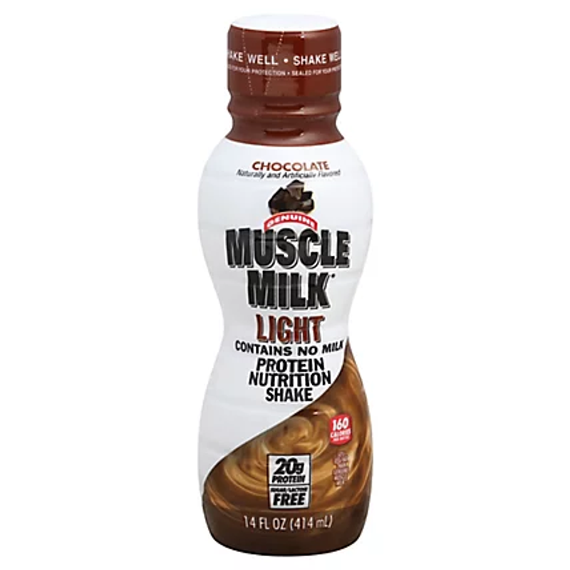 Muscle Milk Chocolate Light Protein Shake view 1