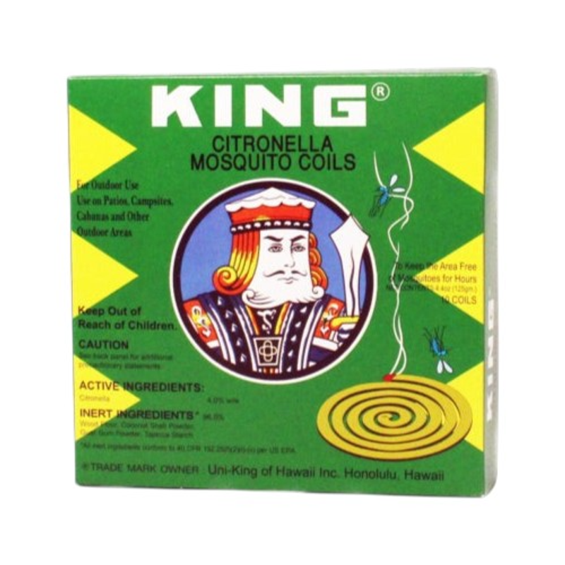 King Citronella Mosquito Coils 10 Coils 10coils Box