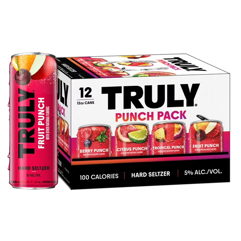 Truly Fruit Punch Hard Seltzer view 1