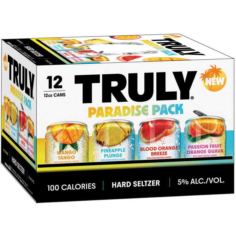Truly Hard Seltzer Paradise Variety Pack 12x12oz cans
