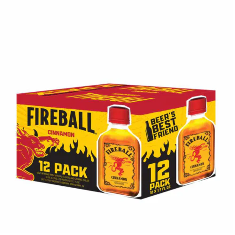 Fireball Cinnamon Whisky 12-pack 100mL