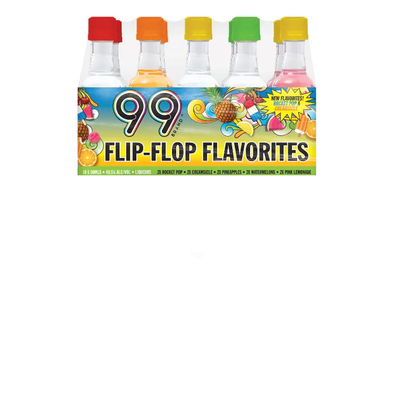 99 Brand Flip‑Flop Favorites 10-Pack 500mL