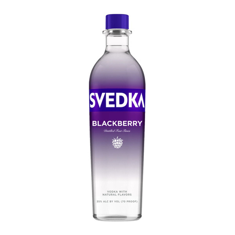 Svedka Blackberry Flavored Vodka 750mL