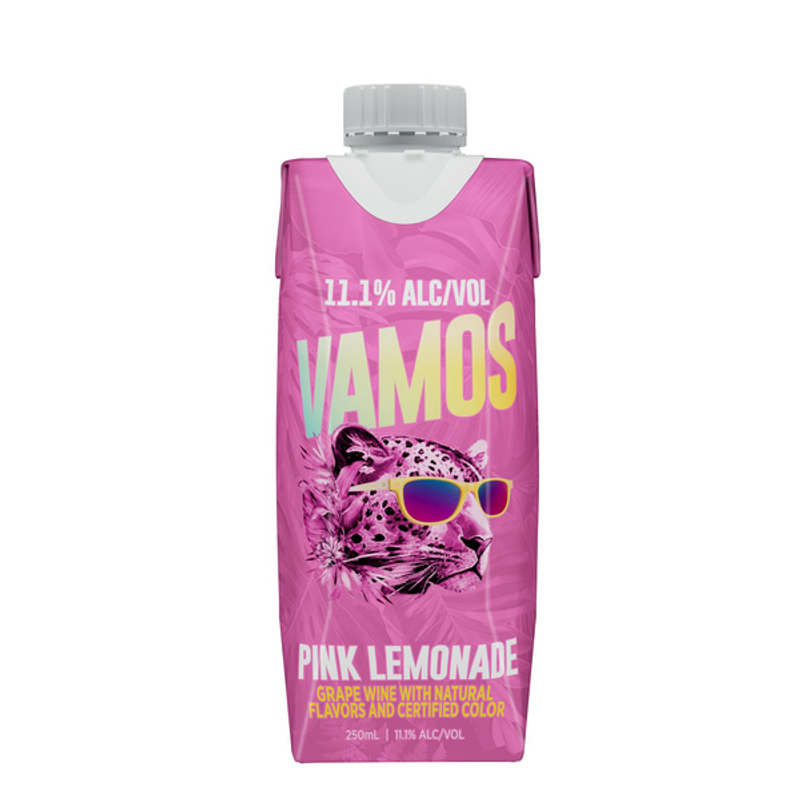Vamos Pink Lemonade Wine Cocktail Tetra
