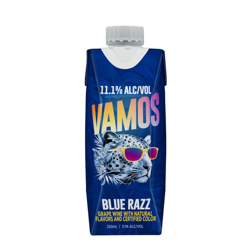 Vamos Blue Razz Party Punch 250ml