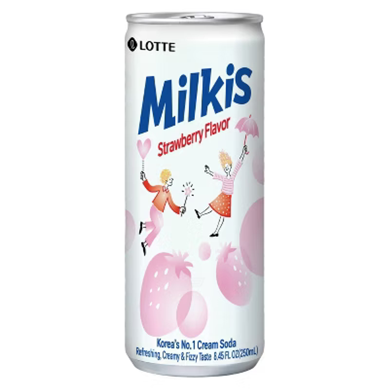 Lotte Milkis Strawberry view 1