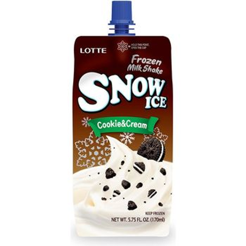Lotte Cookie & Cream Snow Ice 160mL