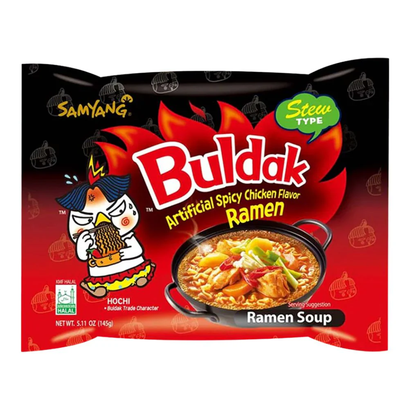 Samyang Buldak Stew Type Ramen 5.11oz Bag