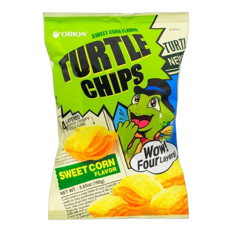 Orion Turtle Chips Sweet Corn view 1