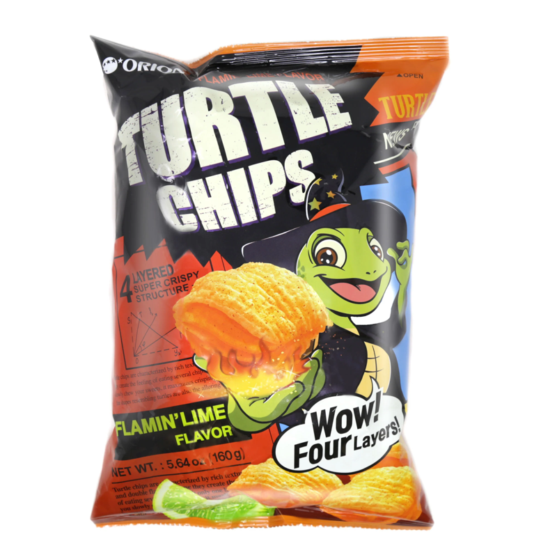 Orion Turtle Chips Flamin' Lime view 1