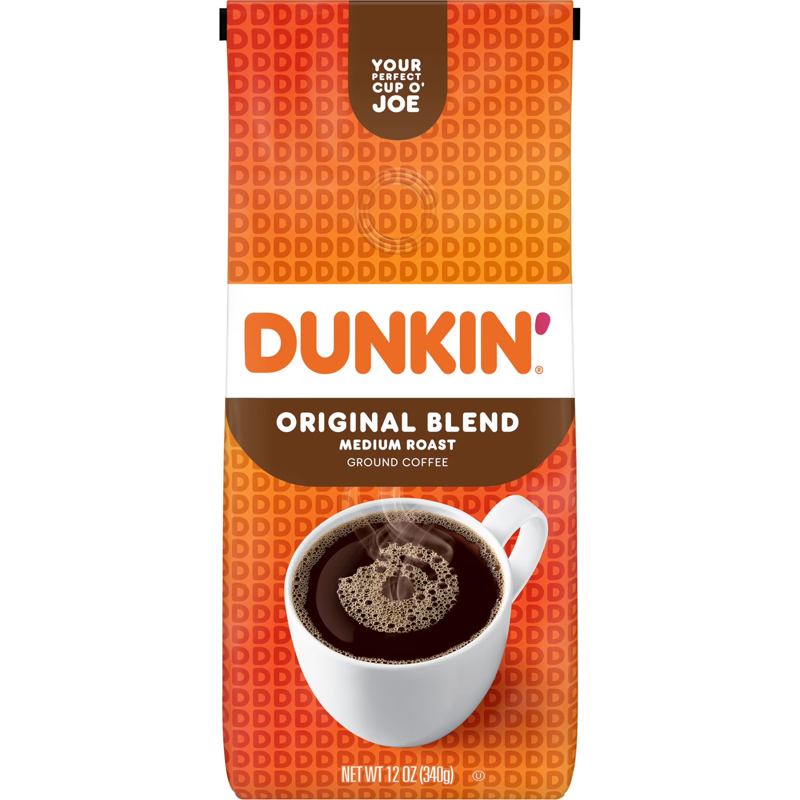 Dunkin Donuts Original Blend Medium Roast Ground Coffee view 1