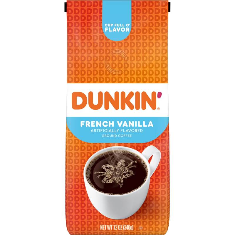 Dunkin' Donuts French Vanilla Coffee 12oz