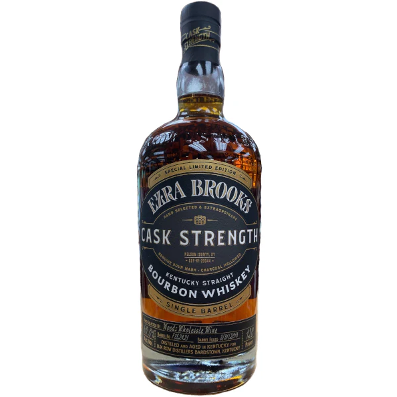 Ezra Brooks Cask Strength Single Barrel Bourbon view 1