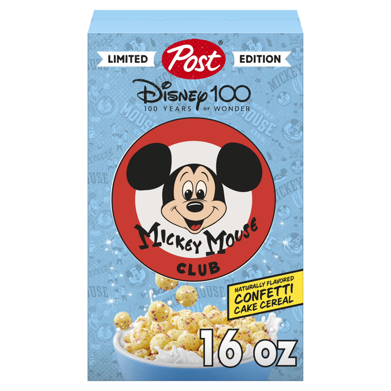 Post Disney Confetti Cake Cereal 16oz Box
