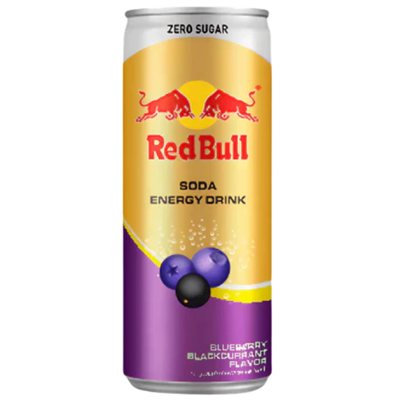 Red Bull Zero Sugar Blueberry and Blackcurrant Flavor 250mL