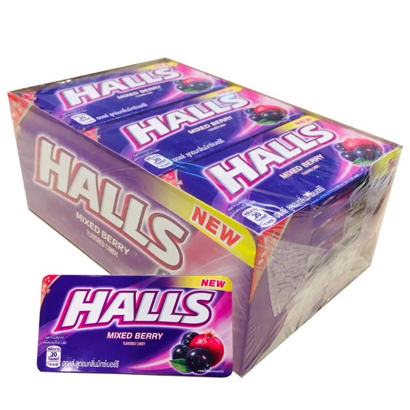 HALLS Mixed Berry Cough Drops view 1
