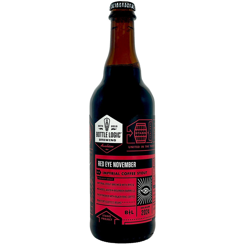 Bottle Logic Red Eye November Imperial Stout view 1