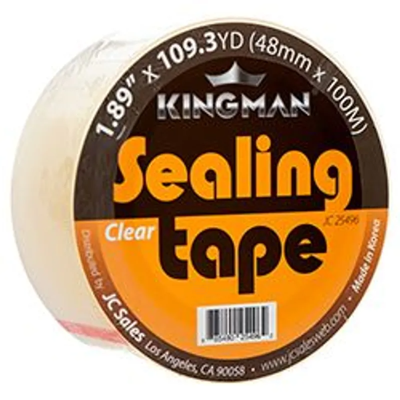 Kingman Clear Sealing/Packing Tape 48mm x 109yds 109yds