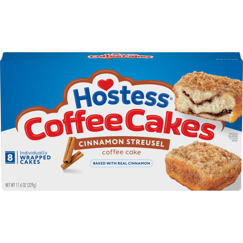 Hostess Cinnamon Streusel Coffee Cakes Boxs view 1