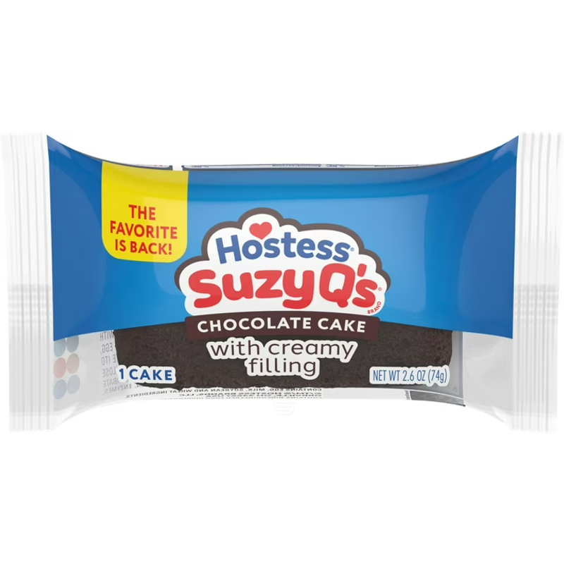 Hostess Suzy Q Chocolate Cake with Creamy Filling view 1