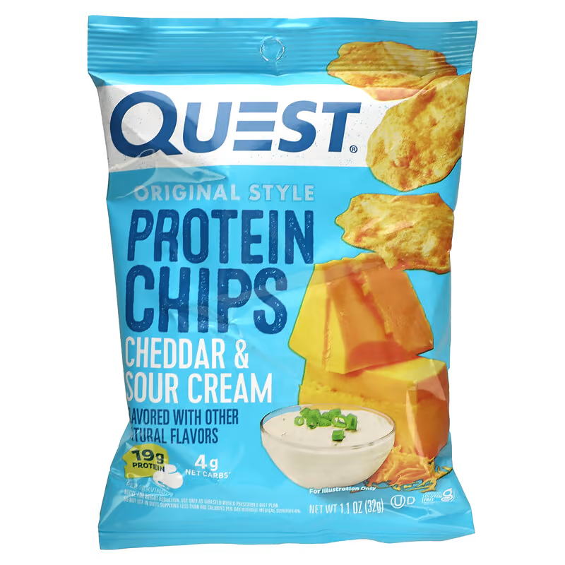 Quest Protein Chips Cheddar & Sour Cream 32g Bag