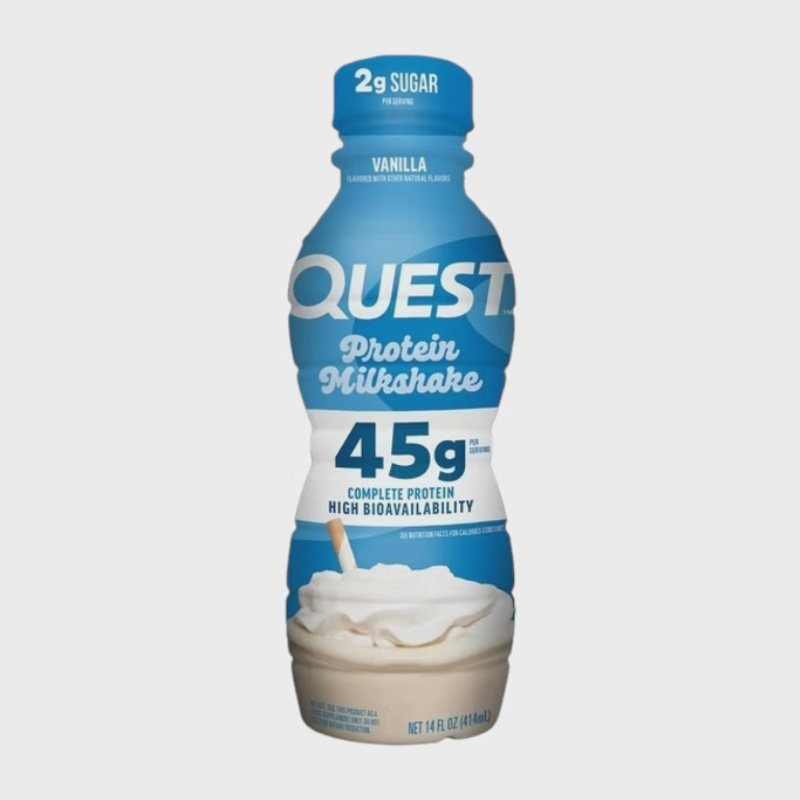 Quest Protein Shake Vanilla 45g protein 14oz Bottle