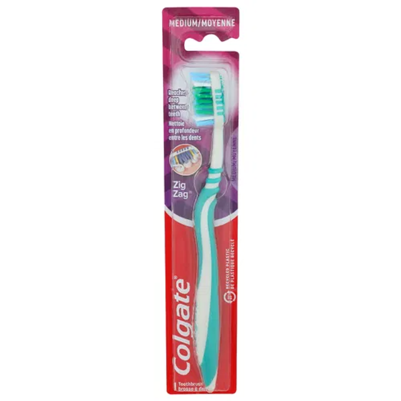 Colgate ZigZag Toothbrush Medium 1ctct