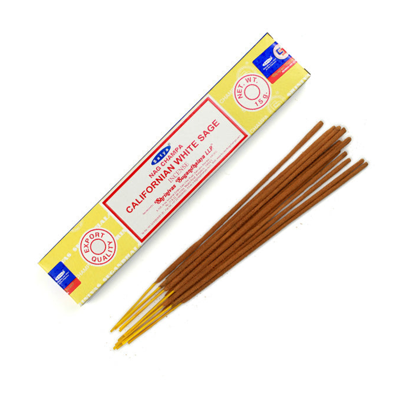 Satya Nag Champa Californian White Sage Incense Box view 1