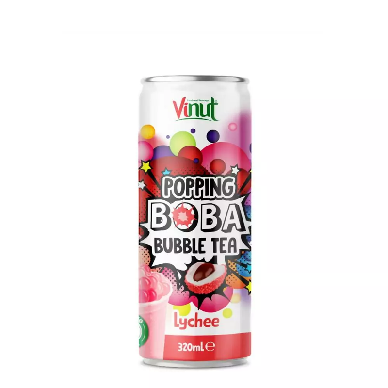 VINUT Popping Boba Lychee Bubble Tea
