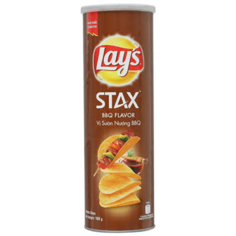 Lay's Stax BBQ Potato Crisps 