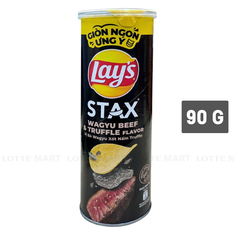 Lay’s Stax Wagyu Beef & Truffle Potato Crisps 90g