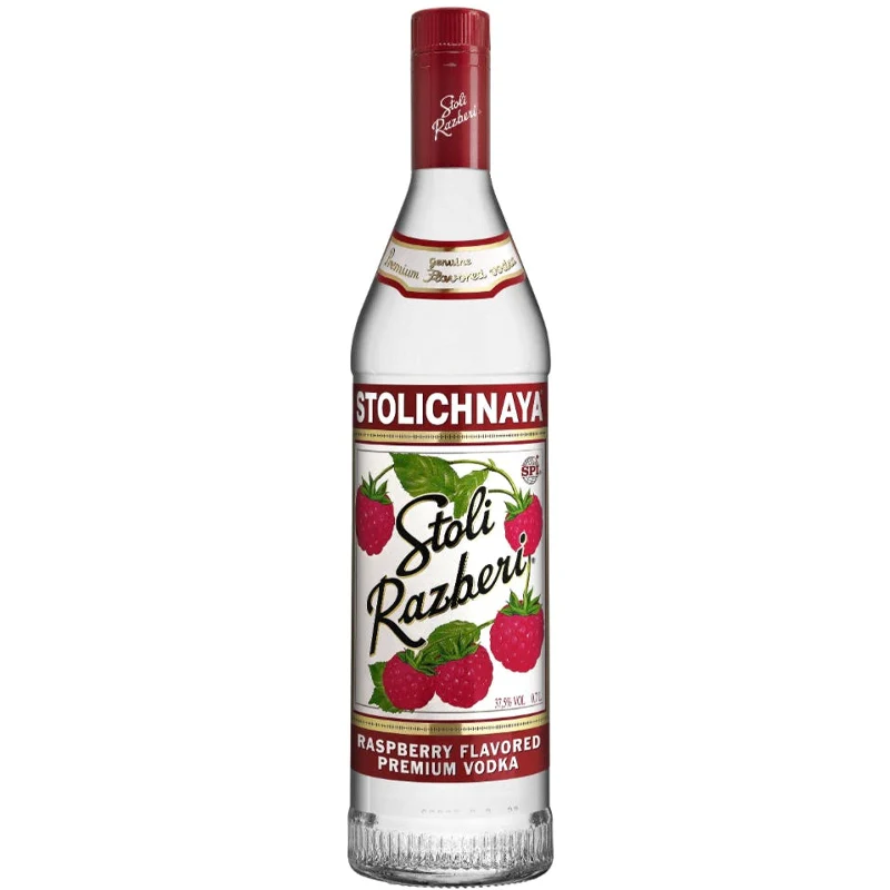 Stolichnaya Raspberry Vodka 375mL