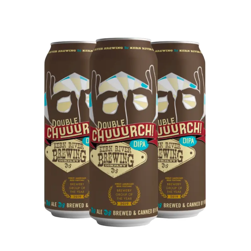 Kern River Brewing Double Chuuurch Double IPA 4-pack 16oz cans