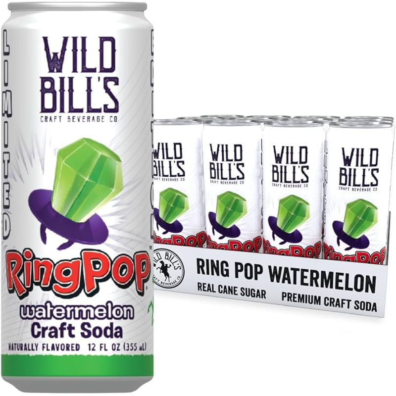 Wild Bill's Ring Pop Watermelon Craft Soda view 1