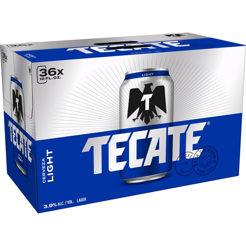 Tecate Light 36 Pack 12oz Cans