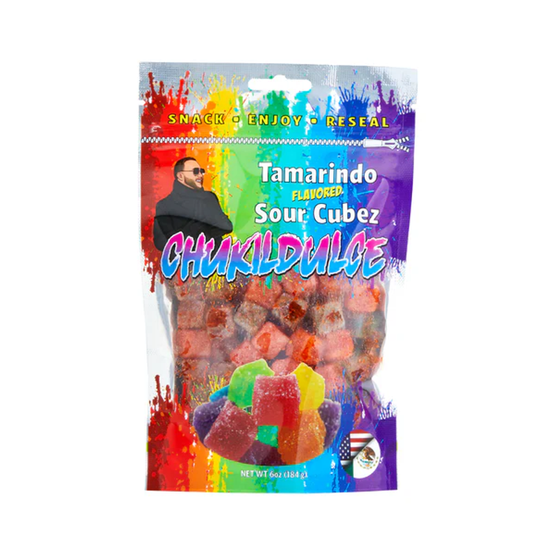 Chukildulce Tamarindo Sour Cubez 6oz Bag