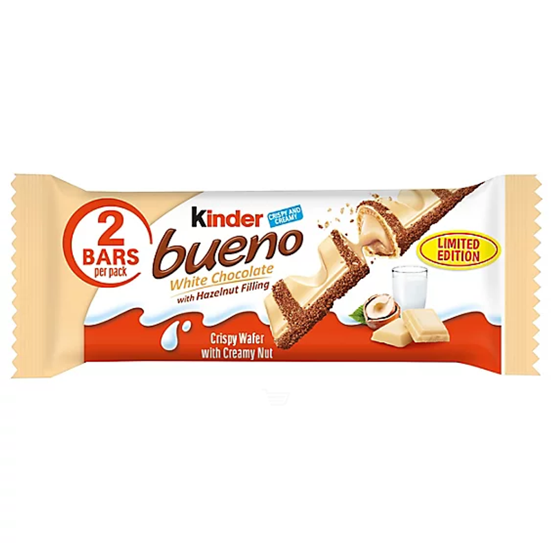 Kinder Bueno White Chocolate Bar 1.4oz